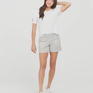 SPANX Gray Cargo Shorts Casual Mid-Length SZ 1X